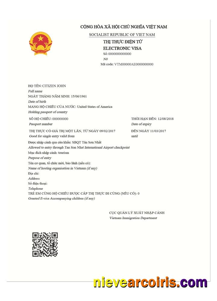 VIETNAM e-visa